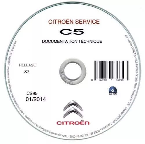 Citroen C5 (X7) 2008-2015  manuale officina repair manual