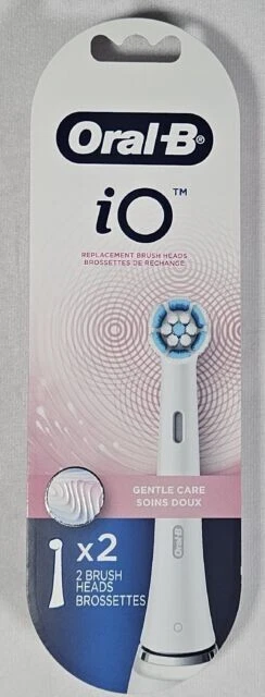 Cabezales de cepillo de repuesto Oral-B iO cuidado suave (2 cabezales en total)