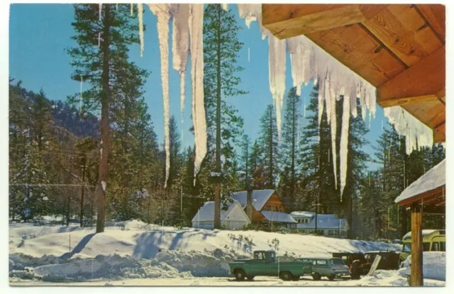 Camp Angelus CA Glen Lodge Postcard ~ California