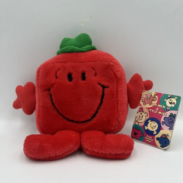 VINTAGE 1996 GOLDEN Bear 6" - Mr Strong Mr Men Character Plush Soft Toy
