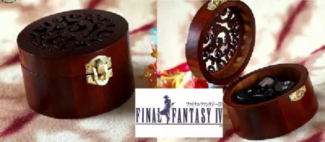 VINTAGE CIRCLE WOODEN  MUSIC BOX : ♫ Final Fantasy IV Theme Soundtrack ♫