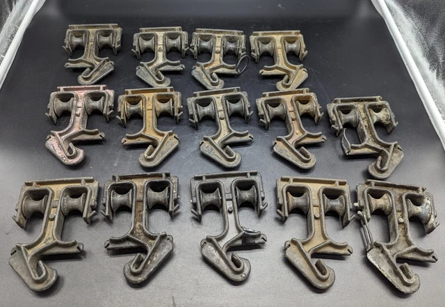 Morrow Traq II Pulley Feeder Cable Blocks Lot of 14x