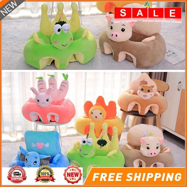 Cartoon Baby Arm Chair Washable No Filler Baby Sofa Cover Soft for Children Gift