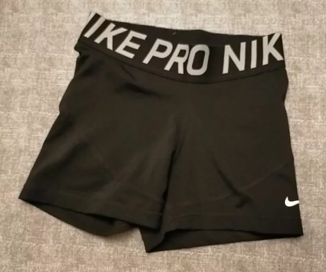 Nike Pro Dri Fit Black Shorts Size S