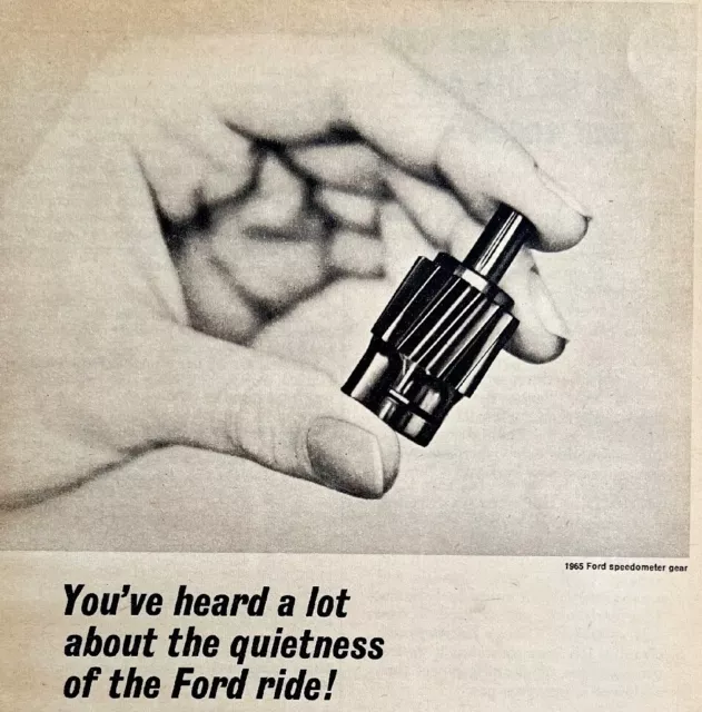 Ford Nylon Speedometer Gear Advertisement 1965 Automobilia Motor Company DWS6E