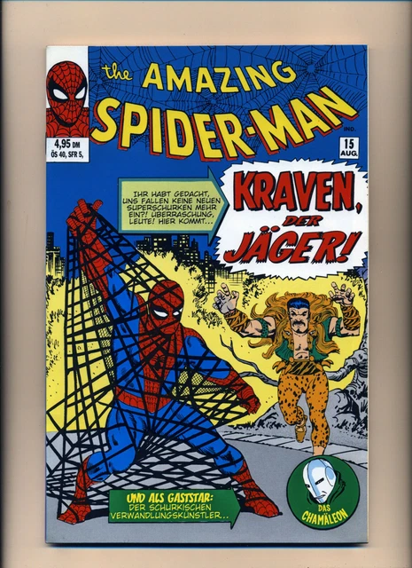 1999 Amazing Spider-Man #15 Euro Variant 1st App & Origin Kraven Marvel Comics