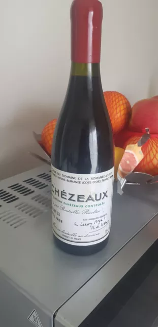 Domaine de la Romanée - Conti  Echézeaux 1982 pour décoration OBET PUBLICITAIRE
