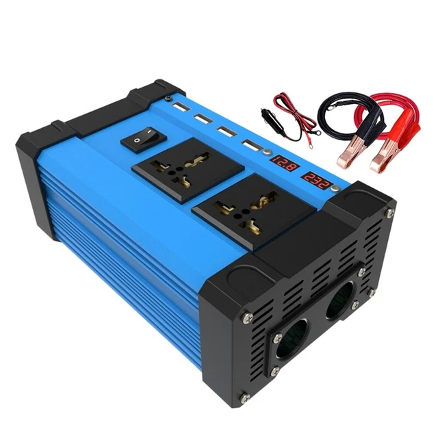 300W Auto 12V 220V DC ad AC 12 V 220V Sine Contor lti-Color Display per Ca