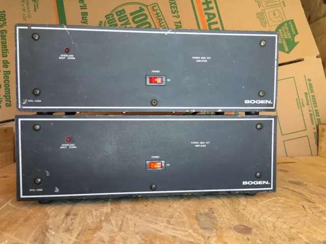 Bogen Hta-125A Mono Blocks Amplifiers