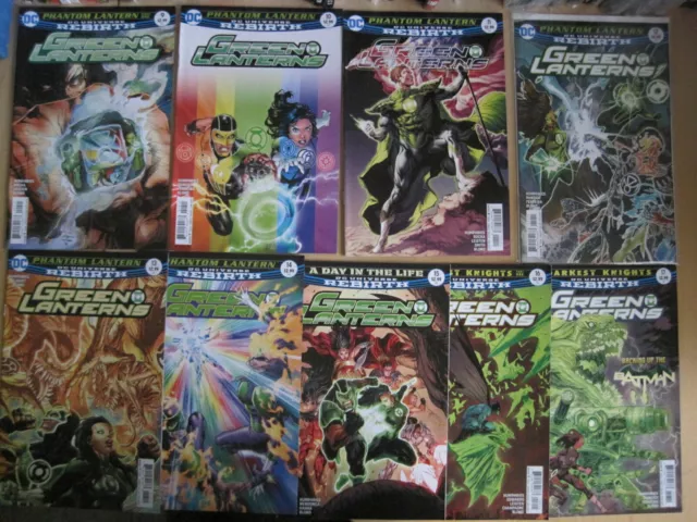 Green Lanterns : Complete Run 1,2,3,4,5,6,7,8,9,10,11-17. Dc Rebirth 2016 Series 2