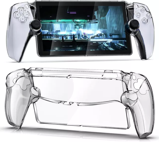 Case for PS5 Playstation Portal Remote Player Full Protection Cover Clear Hard