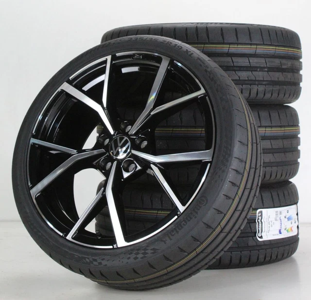 VW GOLF 8 GTI GTD & R Summer Wheels 19 Inch Rims Estoril 5H0601025AD ...