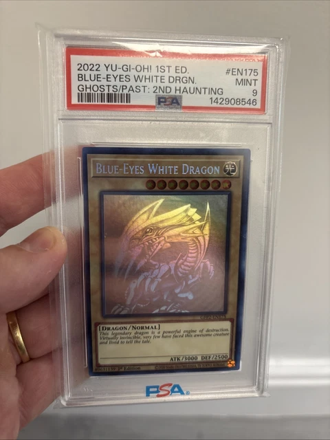 BLUE EYES WHITE Dragon Ghost Rare Card GFP2 Psa9 Yugioh Mint 625.00 -  PicClick UK