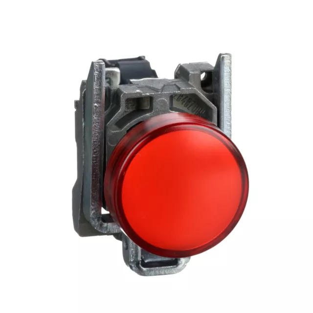 XB4BVB4, Schneider Electric, Harmony, 22mm pilot light, red lens, 24 V LED