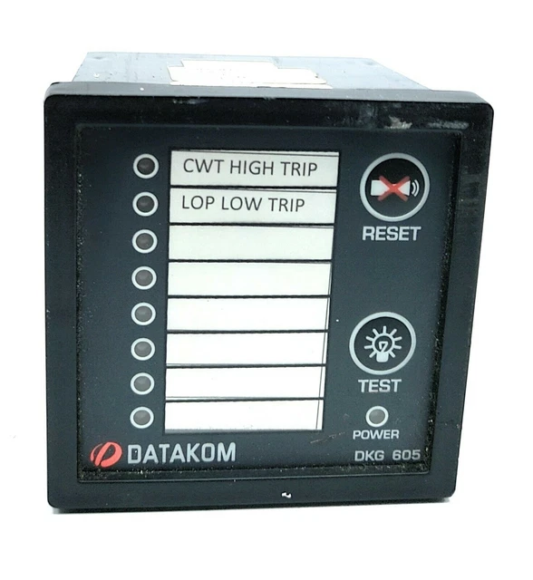 Datacom DKG-605 ALARM Annuciator 8 channel Annuciator SN.0605039358