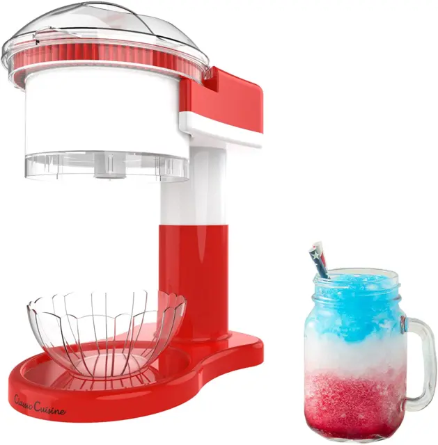 Shaved Ice Maker- Snow Cone, Italian Ice, and Slushy Machine for Home Use, Coun
