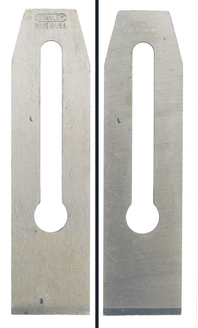 Founder's Grade 1 5/8" Iron for No. 2 Plane Notched Rectangle - mjdtoolparts