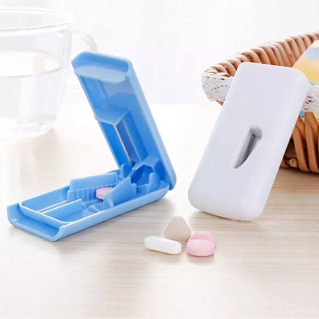 Pill Cutter Tagliapillole Per Tablet 1Pc Mini Contenitore Portatile Per Pillole
