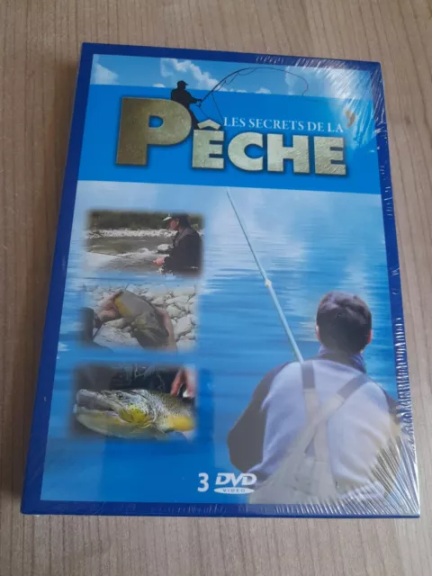 Coffret DVD Les secrets de la pêche neuf
