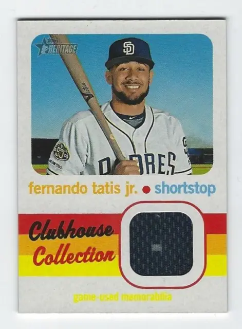 2020 Topps Heritage Clubhouse Collection Relics - Pick Your Card