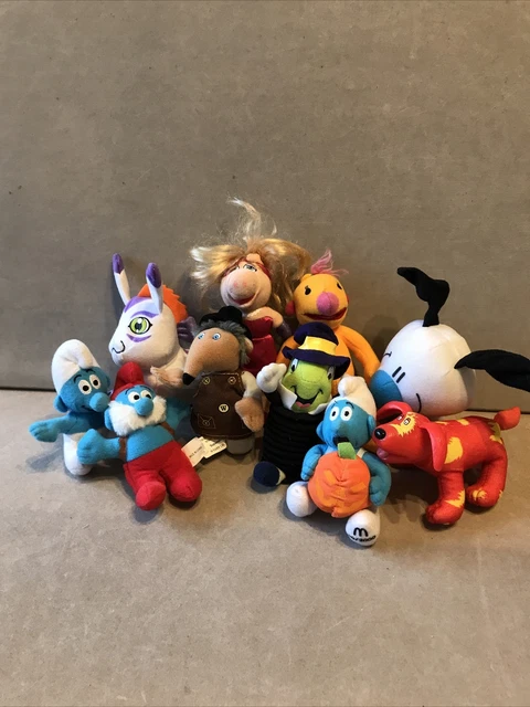 McDonald’s Happy Meals Plush Toys Bundle - Womble Digimon Pinocchio Miss Piggy