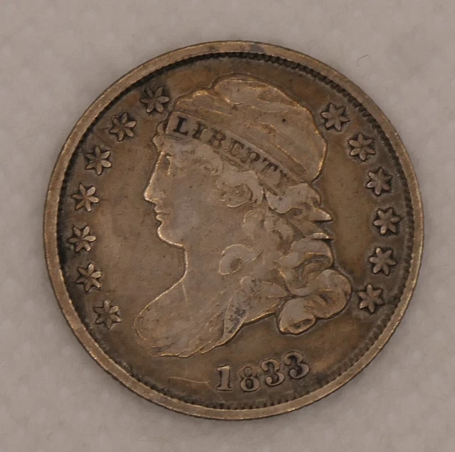 1833 Capped Bust Dime, High Grade