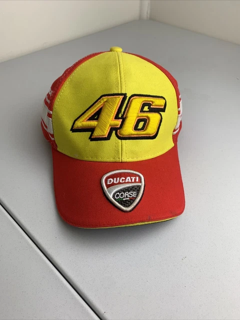 Ducati Corse The Doctor #46 Embroidered Hat Valentino Rossi MotoGP RARE