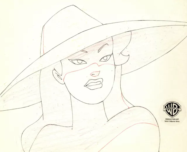 BATMAN ANIMATED SERIES-ORIGINAL Production Drawing-Poison Ivy-Almost ...