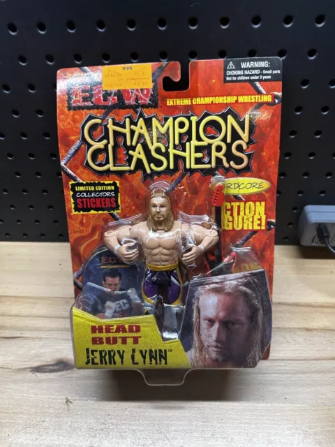 Jerry Lynn ECW Champion Clashers OSFTM Wrestling Figure Rare TNA AEW WWE WWF WCW