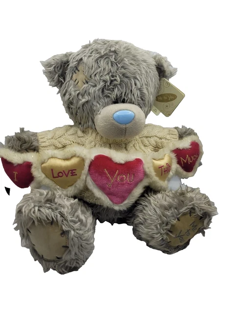 Carte blanch me to you 1 love you this much 12"Plush Soft Tatty Teddy  Bear