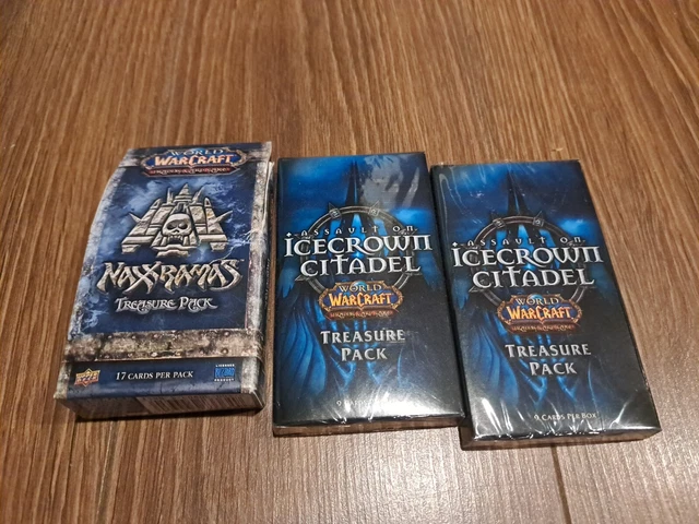 World of Warcraft Icecrown Citadel Treasure Paks + 1 open Naxxramas Treasure pak