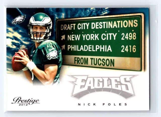 2012 Panini Prestige Draft City Destinations #23 Nick Foles Philadelphia Eagles