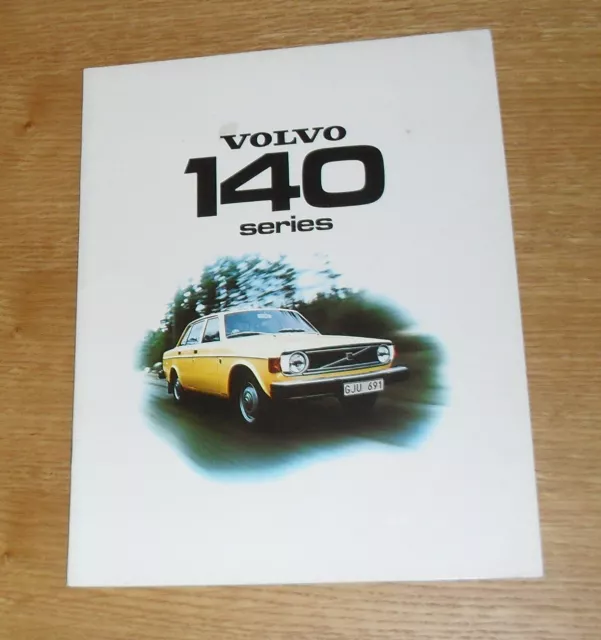 Volvo 140 Series Brochure 1974 - 144 145 De Luxe 144 Grand De Luxe - B20 Engine