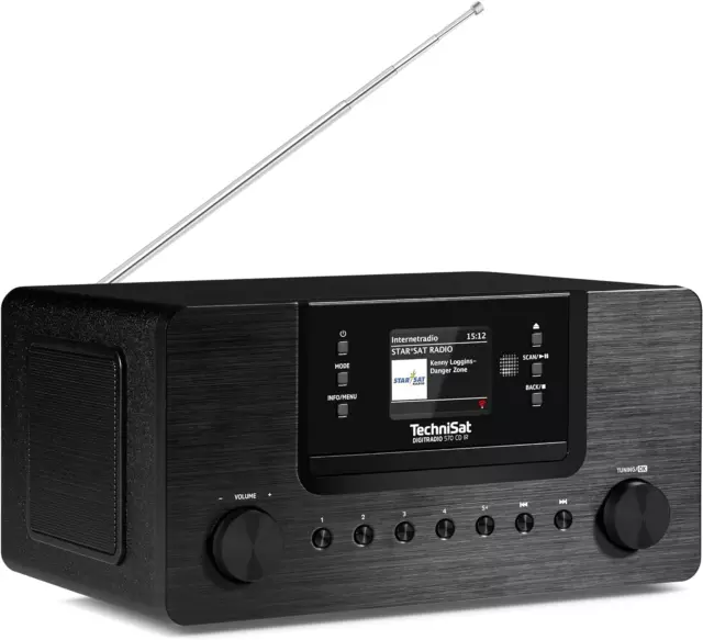 TechniSat DIGITRADIO 570 CD IR – Stereo DAB+ Internetradio (CD-Player, WLAN, UKW