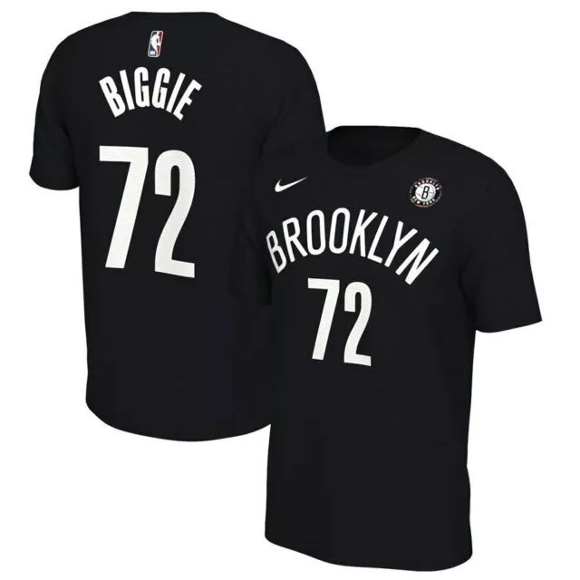 Nike Brooklyn Nets Biggie city Jersey Size Men small 40 BRAND NEW CD7062-010