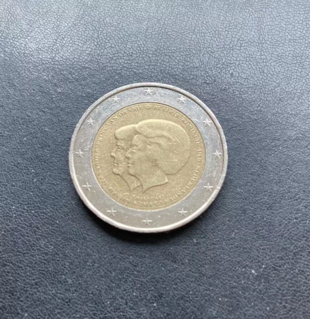 2 Euro Gedenkmünze NIEDERLANDE 2013 Thronwechsel