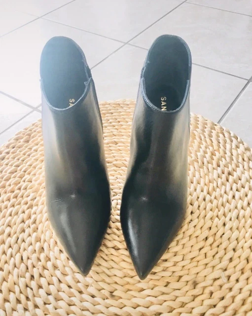 bottines cuir noir san marina 36 2