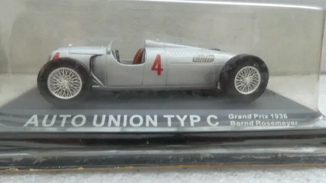 Uh Pour Presse Auro Union Type C Grand Prix 1936 Rosemeyer Neuf + Blister