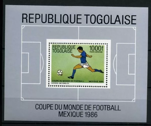 Togo Block 287 postfrisch Fußball #GE490