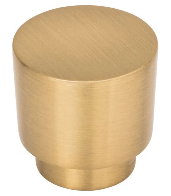 Atlas Homewares Tom Tom 426-WB Warm Brass 1-1/4" Cylindrical Cabinet Knob