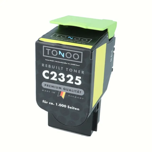 Tonoo® Toner ersetzt Lexmark C2320Y0 Gelb