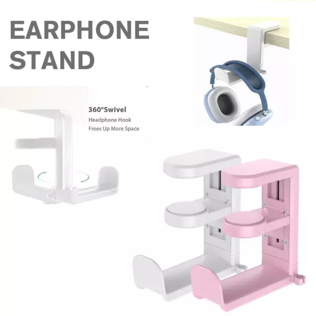 360° PC Gaming Headphone Headset Earphone Stand Hook Under Holder Hanger Hot аβ