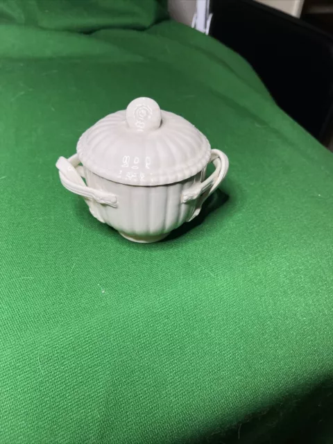 Royal Creamware Fine China Sugar Bowl