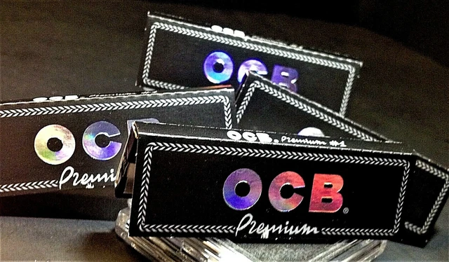 OCB Premium #1 Single Wide Rolling Papers Ultra Thin Slow Burn 4 Pk/50 FREE2Ship