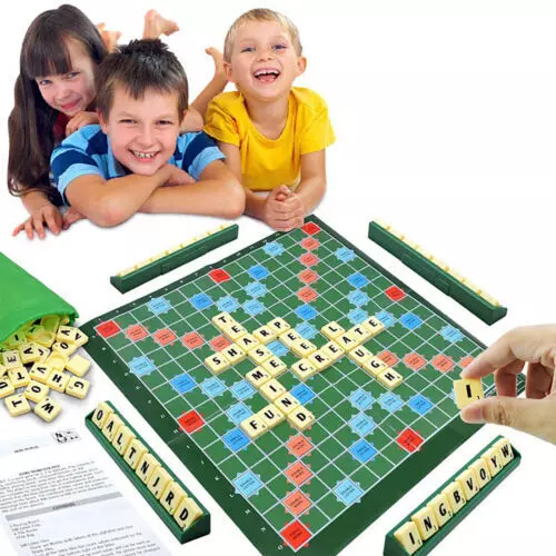 Scrabble Board Game Family Kids Adults Educational Toys Original Puzzle Game 2