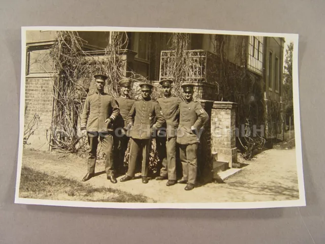 115543: Gruppenfoto Freikorps "Grenzschutz Ost", Armabzeichen, SELTEN
