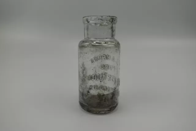 J.Lauffer's Pure Horseradish Buffalo N.Y. Glass Jar 3