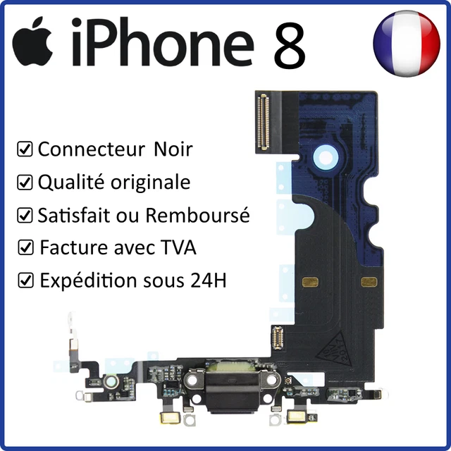 Nappe Dock Flex Pour IPhone XR - Connecteur Lightning Et Micro Bleu - Pièce De Rechange Neuve