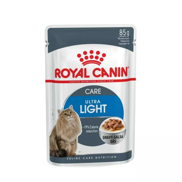 Aliments pour chat Royal Canin Ultra Light 85g x 12 85 g 1,02 kg