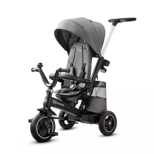 Kinderkraft Dreirad EASYTWIST platinum grey